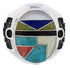 Silver Multicolor Southwestern Inlay Ring Size 8-1/4 TX38710